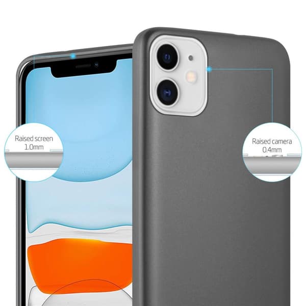 Deksel til iPhone 11 Beskyttelsesdeksel laget av fleksibelt TPU-silikon