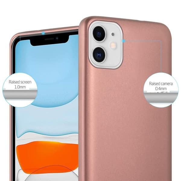 Deksel til iPhone 11 Beskyttelsesdeksel laget av fleksibelt TPU-silikon