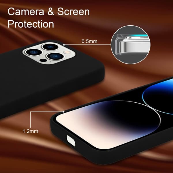 iPhone 14 PRO Suojakotelo Suojakuori valmistettu joustavasta TPU-silikonista