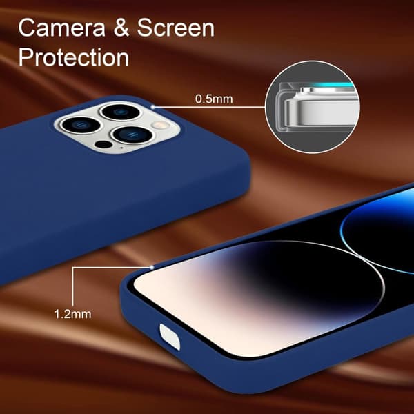 iPhone 14 PRO Suojakotelo Suojakuori valmistettu joustavasta TPU-silikonista