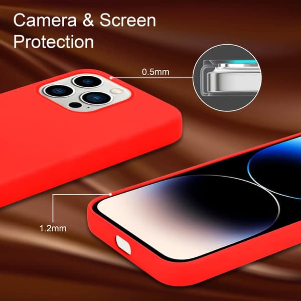 iPhone 14 PRO Suojakotelo Suojakuori valmistettu joustavasta TPU-silikonista
