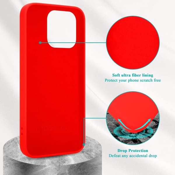 Deksel til iPhone 14 PRO Silikondeksel TPU Case Cover