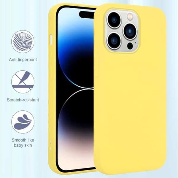 iPhone 14 PRO Skal Fodral av flexibelt TPU-silikon Case Cover