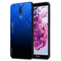 Miniatyrbilde 1 av 7: Deksel til Huawei MATE 10 LITE / NOVA 2i Silikondeksel av TPU-silikon og bakside av herdet glass