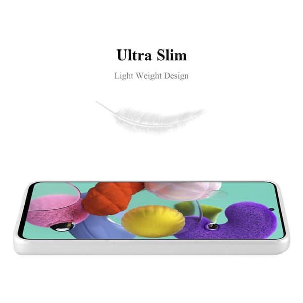 Deksel til Samsung Galaxy A51 4G / M40s Beskyttelsesdeksel laget av fleksibelt TPU-silikon