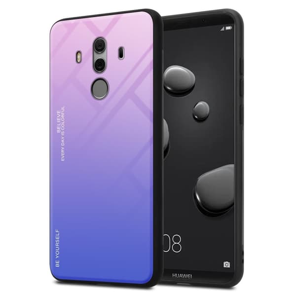 Cover Huawei MATE 10 PRO Etui Case () PINK - BLÅ
