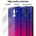 Miniatyrbild 7 av 7: Huawei MATE 10 PRO Skal Fodral i två färger av TPU-silikon och baksida av härdat glas Case Cover Mobilskydd