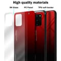 Miniatyrbilde 7 av 7: Deksel til Samsung Galaxy S20 PLUS Silikondeksel av TPU-silikon og bakside av herdet glass