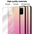 Miniatyrbilde 7 av 7: Deksel til Samsung Galaxy S20 PLUS Silikondeksel av TPU-silikon og bakside av herdet glass