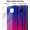 Miniatyrbild 7 av 7: Huawei MATE 20 PRO Skal Fodral i två färger av TPU-silikon och baksida av härdat glas Case Cover Mobilskydd