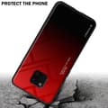 Miniatyrbild 7 av 11: Huawei MATE 20 PRO Skal Fodral i två färger av TPU-silikon och baksida av härdat glas Case Cover Mobilskydd