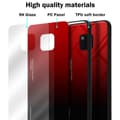 Miniatyrbild 7 av 7: Huawei MATE 20 PRO Skal Fodral i två färger av TPU-silikon och baksida av härdat glas Case Cover Mobilskydd