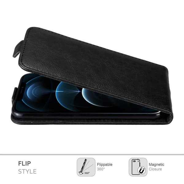 Deksel til iPhone 12 PRO MAX Flip Etui med magnetisk lukking