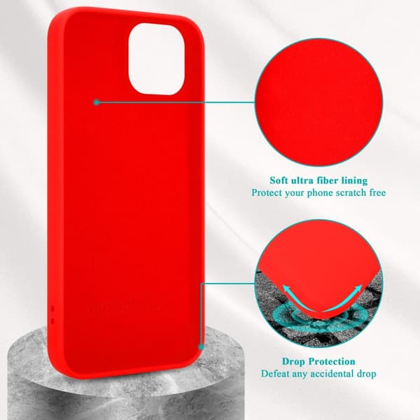 Deksel til iPhone 14 Silikondeksel TPU Case Cover