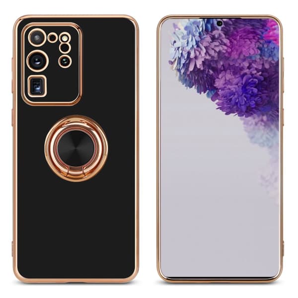Samsung Galaxy S20 ULTRA Suojakuori Suojakotelo valmistettu joustavasta TPU silikonista jossa on kameran suojaus ja magneettinen autoteline