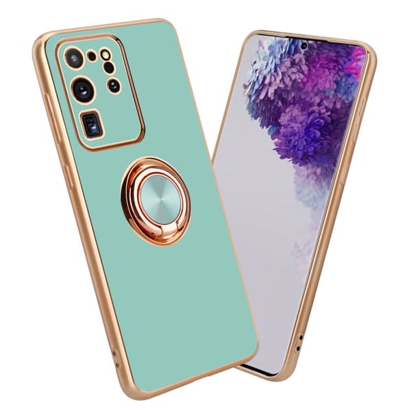 Samsung Galaxy S20 ULTRA Suojakuori Suojakotelo valmistettu joustavasta TPU silikonista jossa on kameran suojaus ja magneettinen autoteline