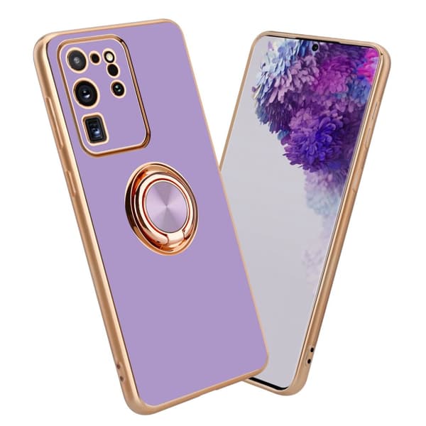 Samsung Galaxy S20 ULTRA Suojakuori Suojakotelo valmistettu joustavasta TPU silikonista jossa on kameran suojaus ja magneettinen autoteline