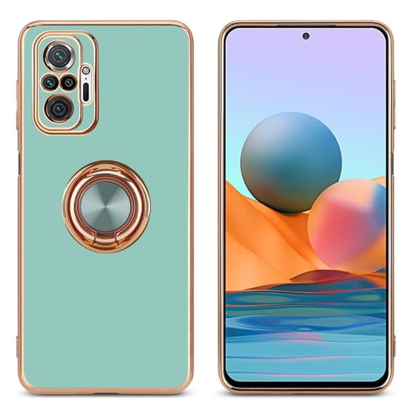 Xiaomi RedMi NOTE 10 PRO Suojakuori Suojakotelo valmistettu joustavasta TPU silikonista jossa on kameran suojaus ja magneettinen autoteline