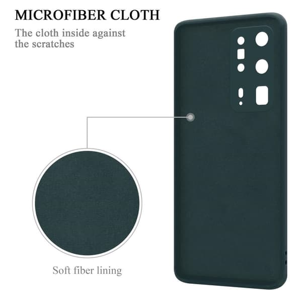 Huawei P40 PRO / P40 PRO+ Skal Fodral Mobilskydd av flexibelt TPU-silikon med ring Skyddsfodral Case Cover