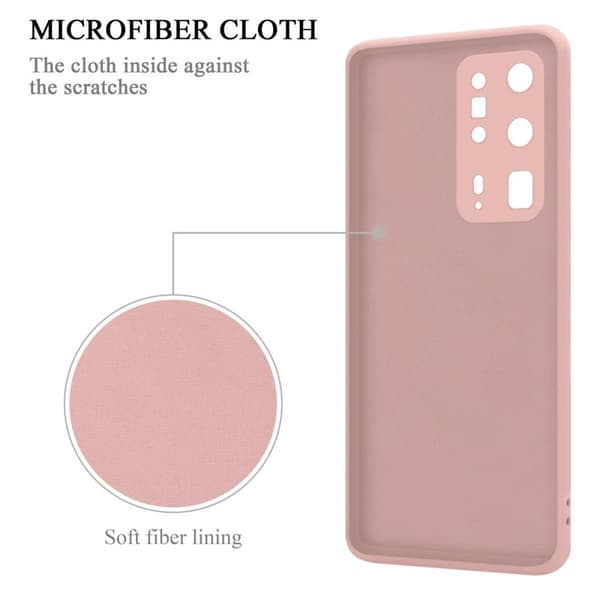 Huawei P40 PRO / P40 PRO+ Skal Fodral Mobilskydd av flexibelt TPU-silikon med ring Skyddsfodral Case Cover