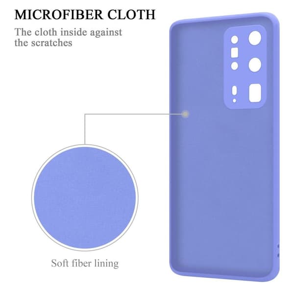 Huawei P40 PRO / P40 PRO+ Skal Fodral Mobilskydd av flexibelt TPU-silikon med ring Skyddsfodral Case Cover