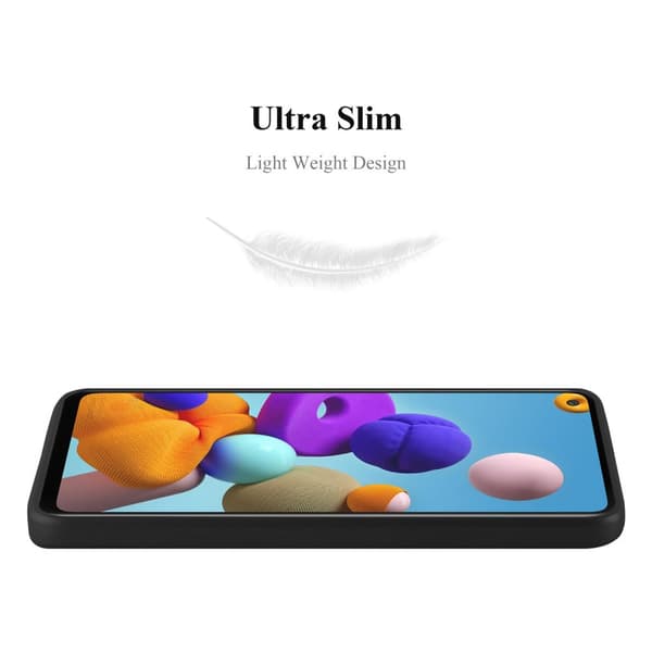 Deksel til Samsung Galaxy A21s Beskyttelsesdeksel laget av fleksibelt TPU-silikon