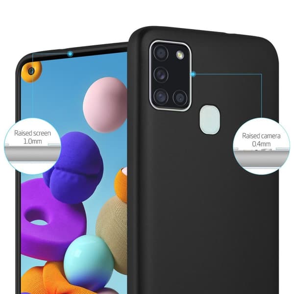 Deksel til Samsung Galaxy A21s Beskyttelsesdeksel laget av fleksibelt TPU-silikon