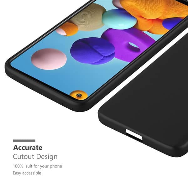 Deksel til Samsung Galaxy A21s Beskyttelsesdeksel laget av fleksibelt TPU-silikon