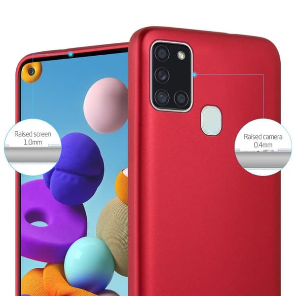 Deksel til Samsung Galaxy A21s Beskyttelsesdeksel laget av fleksibelt TPU-silikon