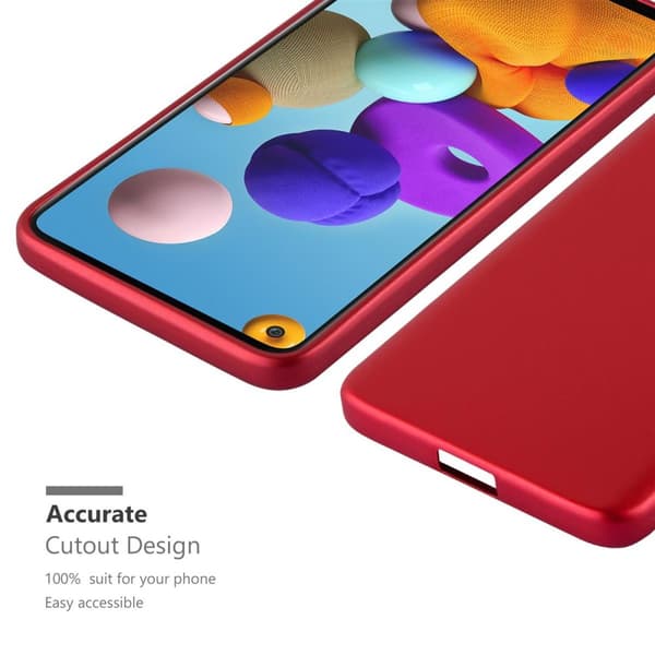 Deksel til Samsung Galaxy A21s Beskyttelsesdeksel laget av fleksibelt TPU-silikon