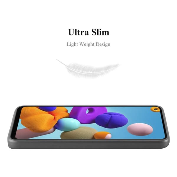 Deksel til Samsung Galaxy A21s Beskyttelsesdeksel laget av fleksibelt TPU-silikon