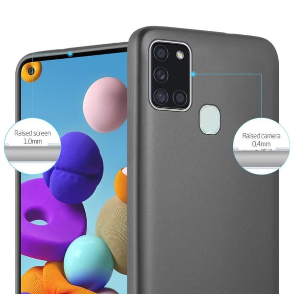 Deksel til Samsung Galaxy A21s Beskyttelsesdeksel laget av fleksibelt TPU-silikon
