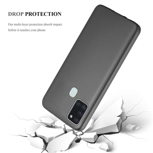 Deksel til Samsung Galaxy A21s Beskyttelsesdeksel laget av fleksibelt TPU-silikon