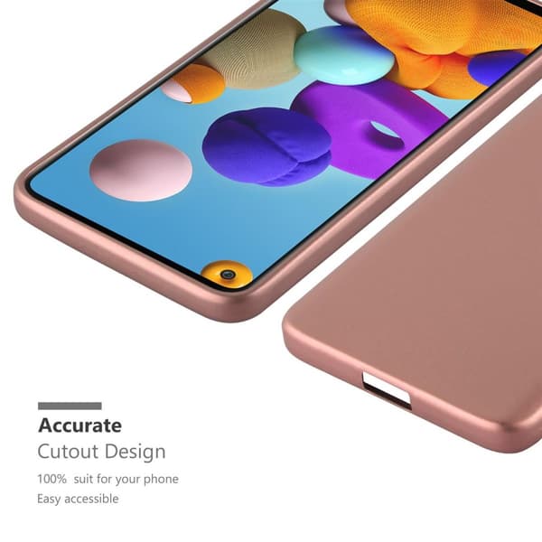 Deksel til Samsung Galaxy A21s Beskyttelsesdeksel laget av fleksibelt TPU-silikon