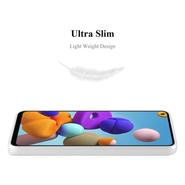 Deksel til Samsung Galaxy A21s Beskyttelsesdeksel laget av fleksibelt TPU-silikon