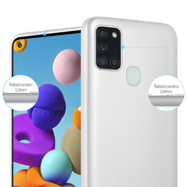 Deksel til Samsung Galaxy A21s Beskyttelsesdeksel laget av fleksibelt TPU-silikon
