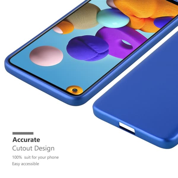 Deksel til Samsung Galaxy A21s Beskyttelsesdeksel laget av fleksibelt TPU-silikon