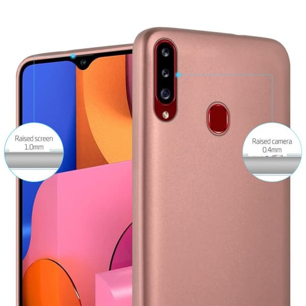 Deksel til Samsung Galaxy A20s Beskyttelsesdeksel laget av fleksibelt TPU-silikon