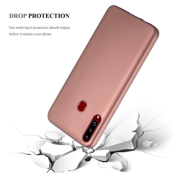 Deksel til Samsung Galaxy A20s Beskyttelsesdeksel laget av fleksibelt TPU-silikon