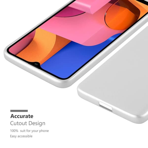 Deksel til Samsung Galaxy A20s Beskyttelsesdeksel laget av fleksibelt TPU-silikon