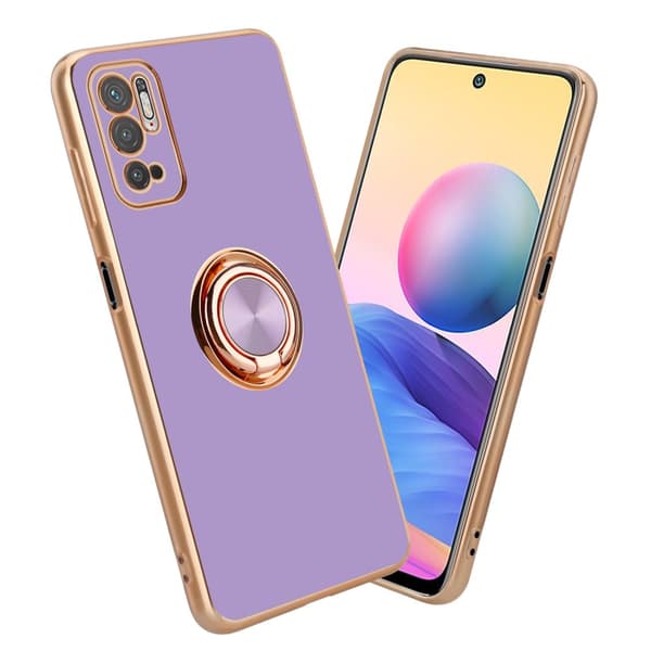 Xiaomi RedMi NOTE 10 5G / POCO M3 PRO 5G Skal Fodral med ring av flexibel TPU-silikon, med kameraskydd och magnetisk bilhållare