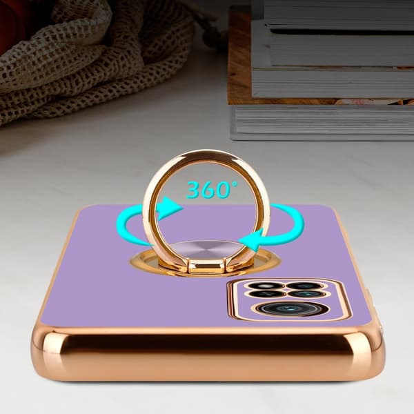 Deksel til Xiaomi Mi 10T / Mi 10T PRO med ring Etui av fleksibel TPU-silikon, med kamerabeskyttelse magnetisk bilholder