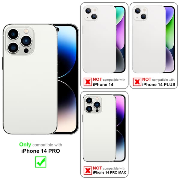 iPhone 14 PRO Suojakotelo Suojakuori Lompakkokotelo Matkapuhelinkotelo Kukat jossa on magneettisuljenta, jalusta-toiminto ja korttipaikat