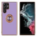 Miniatyrbilde 6 av 11: Deksel til Samsung Galaxy S22 ULTRA med ring Etui av fleksibel TPU-silikon, med kamerabeskyttelse magnetisk bilholder