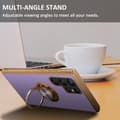 Miniatyrbilde 8 av 11: Deksel til Samsung Galaxy S22 ULTRA med ring Etui av fleksibel TPU-silikon, med kamerabeskyttelse magnetisk bilholder