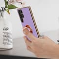 Miniatyrbilde 10 av 11: Deksel til Samsung Galaxy S22 ULTRA med ring Etui av fleksibel TPU-silikon, med kamerabeskyttelse magnetisk bilholder