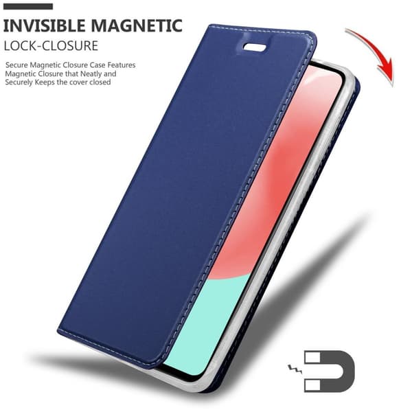 Deksel til Samsung Galaxy A41 Lommebokdeksel med magnetisk lukking, stativfunksjon og kortlomme