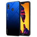 Pikkukuva 1 / 7: Huawei P20 LITE 2018 / NOVA 3E Suojakuori Suojakotelo Kaksivärinen joka on valmistettu TPU-silikonista ja jonka takaosa on valmistettu karkaistusta
