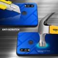Pikkukuva 3 / 7: Huawei P20 LITE 2018 / NOVA 3E Suojakuori Suojakotelo Kaksivärinen joka on valmistettu TPU-silikonista ja jonka takaosa on valmistettu karkaistusta