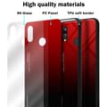 Pikkukuva 7 / 7: Huawei P20 LITE 2018 / NOVA 3E Suojakuori Suojakotelo Kaksivärinen joka on valmistettu TPU-silikonista ja jonka takaosa on valmistettu karkaistusta